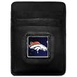Denver Broncos Executive Leather Money Clip/Card Holder - NFL Football Fan Shop Sports Team Merchandise