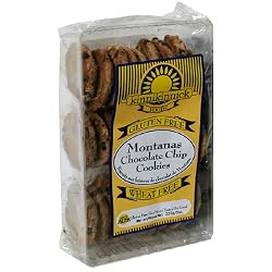 Kinnikinnick Foods Gluten-Free Cookies, Montana's Chocolate Chip, 8-Ounce Bags (Pack of 6)