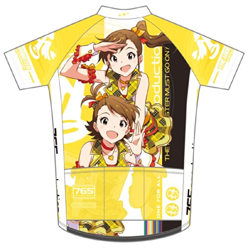 アイドルマスター ワンフォーオール 双海亜美・真美 サイクルジャージ 半袖 サイズ:L