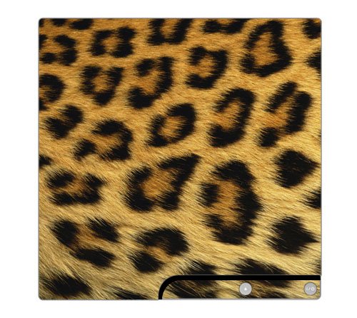 Leopard Print Decorative Protector Skin Decal Sticker for PlayStation 3 PS3 SLIM Console