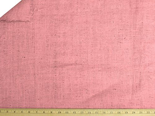 Burlap Fabric (2 Yards, Light Pink)
