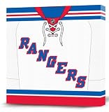 NHL New York Rangers White Jersey Canvas Print (12 x 12)