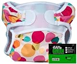 Bummis Swimmi Swim Diaper and Rockin Green Bundle (Bubbles, Large)