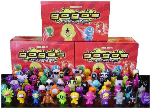 Childrens Toyshop   : GoGo's Crazy Bones 30 Assorted + 30 Stickers