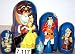 Beauty and Beast * Russian Nesting Doll 5 Pc / 6-7 in * 7.117