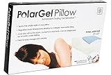 PolarGel Cool Pillow Mat - Largest Cooling Pillow Mat on Amazon - 12" X 22", Spans the Whole Width of Your Pillow - No Water Filling, No Fuss, No Mess - Lifetime Guarantee