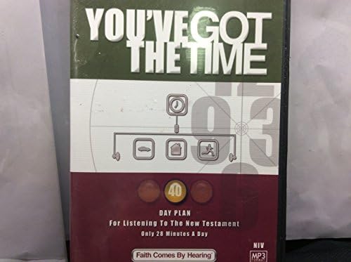 40-Day Plan For LIstening To The New Testament: Only 28 Minutes A Day: YOU'VE GOT THE TIME. Faith Comes By Hearing (One CD-ROM)