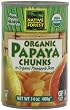Native Forest Organic Papaya Chunks, 14-Ounce Cans (Pack of 6)