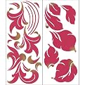 2 Sheets Snap Instant Wall Art - Flower Power (39.75 x 11.25")