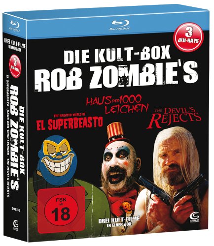 Die Rob Zombie Kult Box - Boxset mit 3 Rob Zombie Knallern (The Devil's Rejects, Haus der 1000 Leichen, El Superbeasto) [3 Blu-rays]