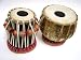Tabla Set, Embossed Brass, Blemished