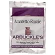 Arbuckle's Fine Roasted Coffee, Amaretto Royale, Ground Coffee, 1.3-Ounce Bags (Pack of 30)