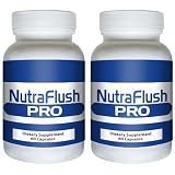 NUTRAFLUSH PRO (2 Bottles) - The #1 Complete Colon Cleansing and Full Body Detox Cleanse Formula. The All Natural Diet, Weight Loss Cleanser