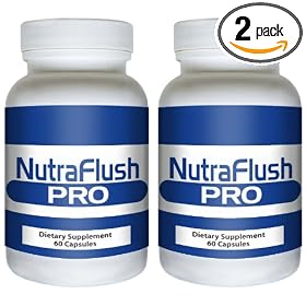 NUTRAFLUSH PRO (2 Bottles) - The #1 Complete Colon Cleansing and Full Body Detox Cleanse Formula. The All Natural Diet, Weight Loss Cleanser