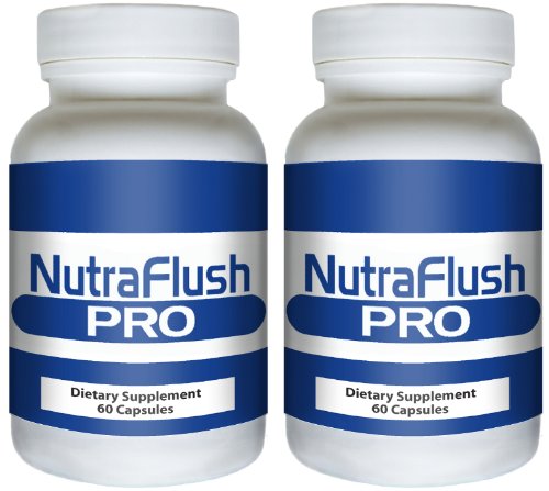 NUTRAFLUSH PRO (2 Bottles) - The #1 Complete Colon Cleansing and Full Body Detox Cleanse Formula. The All Natural Diet, Weight Loss Cleanser