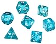 Pegasus 207061XX - Gem Wasser, 7er Box mit je 1x W4, W6, W8, W10, W00, W12, W20