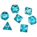 Pegasus 207061XX - Gem Wasser, 7er Box mit je 1x W4, W6, W8, W10, W00, W12, W20