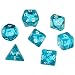 Pegasus 207061XX - Gem Wasser, 7er Box mit je 1x W4, W6, W8, W10, W00, W12, W20