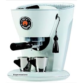 Espressione 1332-W Cafe Charme Espresso Cappuccino Machine, White by Espressione