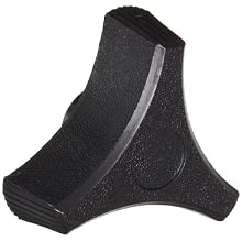 DimcoGray Black Thermoplastic 3-Prong Knob Female, Brass Insert: 1/4-20" Thread x 3/8" Depth, 1-1/2" Diameter x 5/8" Height x 1/2" Hub Dia x 1/8" Hub Length (Pack of 10)