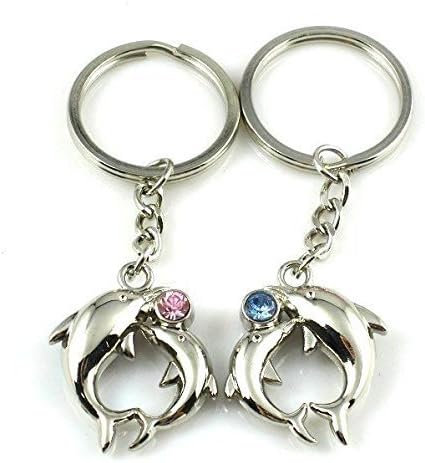 Angelia Lover His Her Keychain Keyring Couples - Arrow &amp; "I Love You" Heart &amp; Key -Valentine's Day / Birthday / Christmas /Wedding anniversary Present Gift I4 by Chainee