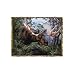 Canadian Moose Tapestry Throw Blanket