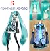 Anime japonais Vocaloid Hatsune Miku Cosplay Costume, taille,(S: 154-157CM,40-45 kg) + Perruque 120c