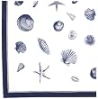 Durable Hand Woven 100% Cotton Silk Screen Print Nautical Tablecloth 60x60