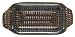 Glass High Rectangle Casserole Dish With Woven Palm Leaf Basket 12" x 5 1/2" x 3 1/4"