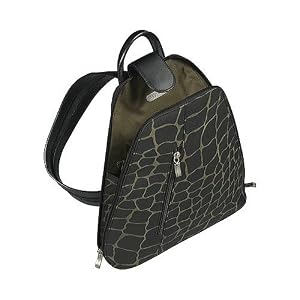 Buy Ladies Baggallini UBG322 Urban Backpack - Giraffe Crinkle Nylon by Baggallini