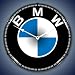 BMW Advertising Lighted Clock