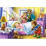 Puzzle 25 pièces - Boucle d'or et la famille ours