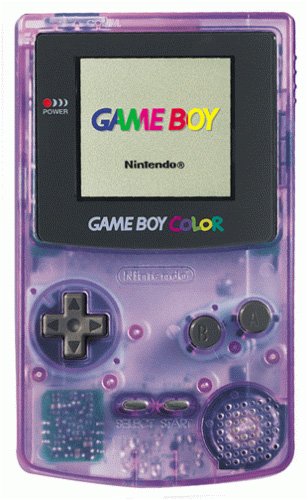 Childrens Toyshop  Video Games : Game Boy Color Console In Atomic Purple