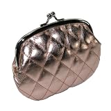 Quilted Lux Framed Coin Purse