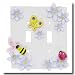 Bugs in Bloom Double Switchplate