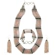 Girlfriend Gift Ideas Silver Bracelet Earrings and Necklace Set
