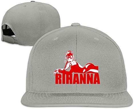 Donny Robyn Fenty Custom Sport Flat Brim Baseball Hats Caps Ash