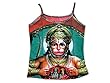Yoga Tees Green Multi Color Hanuman Print Tank Tops Yoga Tees Green Multi Color Hanuman Print Tank Tops