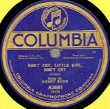 Dont Cry, Little Girl, Dont Cry / Have a Smile (For Everyone You Meet and They Will Have a Smile for You) [1918 78rpm]