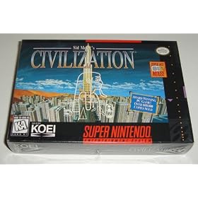 Civilization for SNES Super Nintendo by KOEI