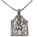 Sterling Silver Pendant Chain Handmade Jewelry 2.5 inches (pndt501a)