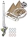 American Shifter 346170 TH350 Shifter (6" E Brake Cable Clamp Clevis Trim Kit Dipstick for C8D69)