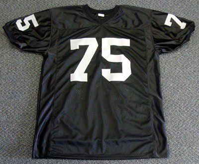 Howie Long Autographed Oakland Raiders Black Jersey PSA/DNA