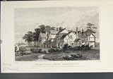Hulme Hall Manchester Greater Harwood Antique Print