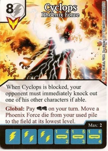 Marvel Dice Masters Promo Card: Cyclops Phoenix Force