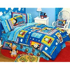 THOMAS TRAIN Bedtime Express - 4pc Bed Sheet Set - Full/Double Size