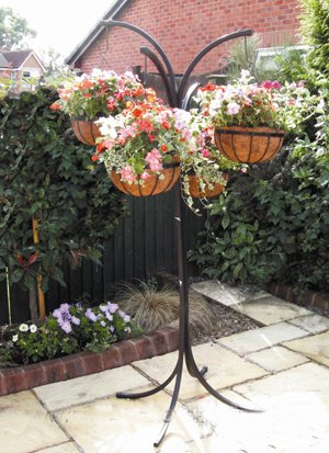 Childrens Toyshop  Outdoor Living : Large Hanging Basket Tree Cascade Planter