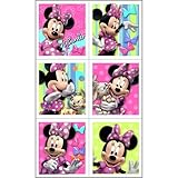 Minnie Mouse Bows Stickers 4pk