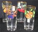 Royal Worcester Evesham Highball Glasses Set of 4 #33EVE950