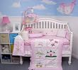 New Princess Story Baby Infant Crib Nursery Bedding 10 Pieces Set